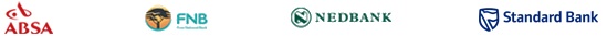 ABSA FNB Nedbank StandardBank Logos